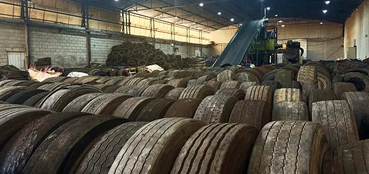 Processo de reciclagem de borracha